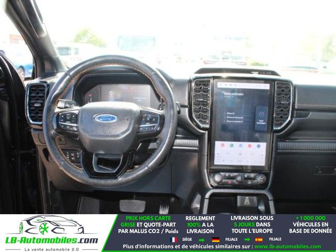 Ford Ranger DOUBLE CABINE 2.0 205 CH BVA e-4WD Noir M�tallique de 2023