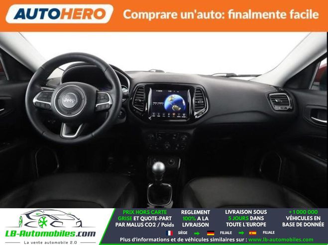Jeep Compass 1.6 Multijet 120 ch BVM Rouge M�tallique de 2019