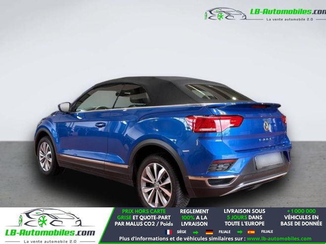 Volkswagen T-Roc Cabriolet 1.0 TSI 115 Start/Stop BVM Bleu M�tallique de 2020