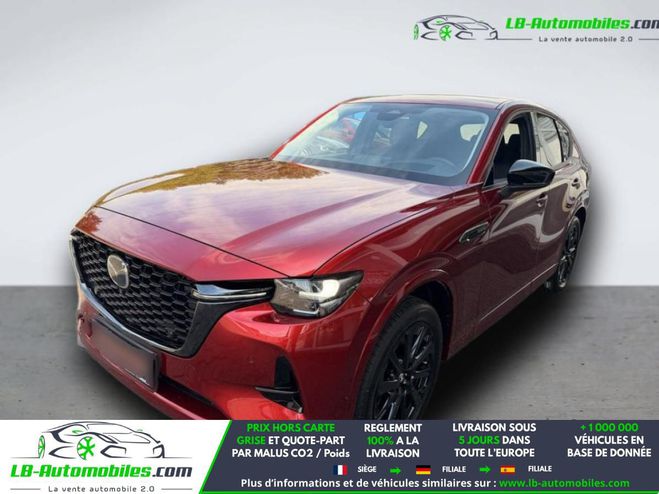 Mazda CX-60 2.5L e-SKYACTIV PHEV 327 ch 4x4 BVA Rouge M�tallique de 2024