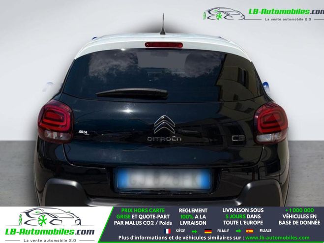 Citroen C3 PureTech 110 BVM Noir de 2022