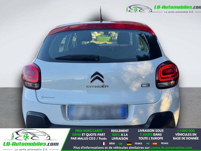 Citroen C3 PureTech 68 BVM Blanc de 2017