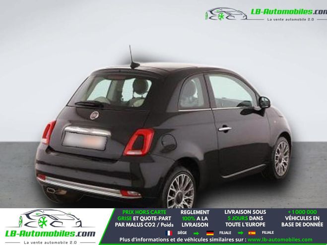 Fiat 500 1.2 69 ch BVA Noir M�tallique de 2018