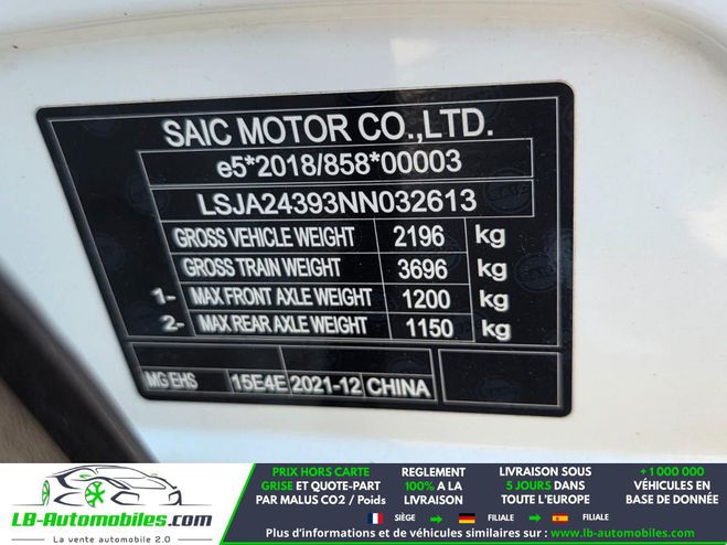 MG EHS 1.5T GDI PHEV 258 Blanc M�tallique de 2022