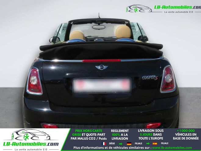 Mini Cabrio 184 ch BVM Noir M�tallique de 2010