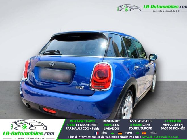 Mini Mini One 75 CH BVM Bleu M�tallique de 2020