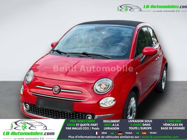 Fiat 500 1.2 69 ch BVA Rouge de 2017