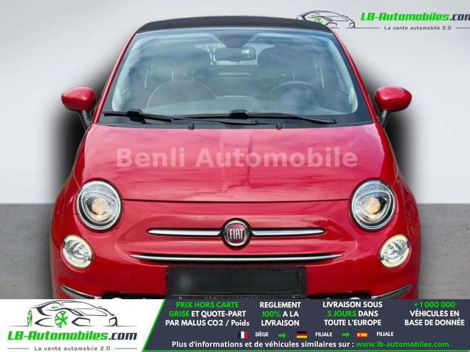 Fiat 500 1.2 69 ch BVA Rouge de 2017