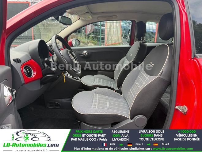 Fiat 500 1.2 69 ch BVA Rouge de 2017