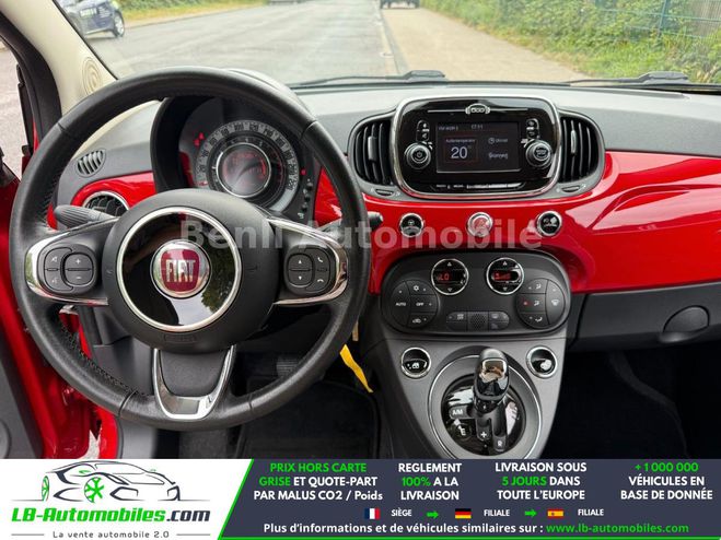 Fiat 500 1.2 69 ch BVA Rouge de 2017