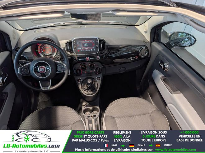 Fiat 500 1.2 69 ch BVM Noir M�tallique de 2017