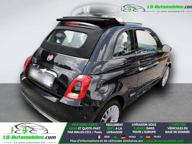 Fiat 500 1.2 69 ch BVM Noir M�tallique de 2018