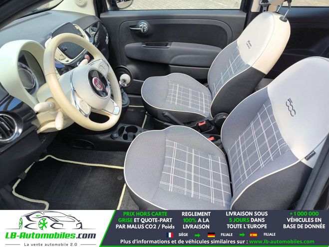 Fiat 500 1.2 69 ch BVM Noir M�tallique de 2018