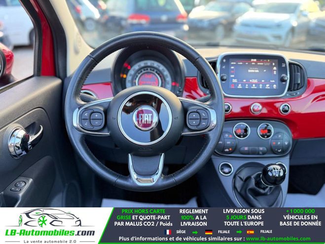Fiat 500 1.2 69 ch BVM Rouge M�tallique de 2017