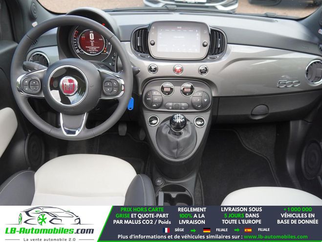 Fiat 500 1.0 70 ch Hybride BSG Gris M�tallique de 2022