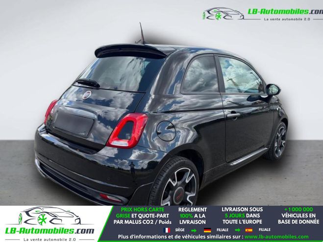 Fiat 500 1.2 69 ch BVA Noir M�tallique de 2019