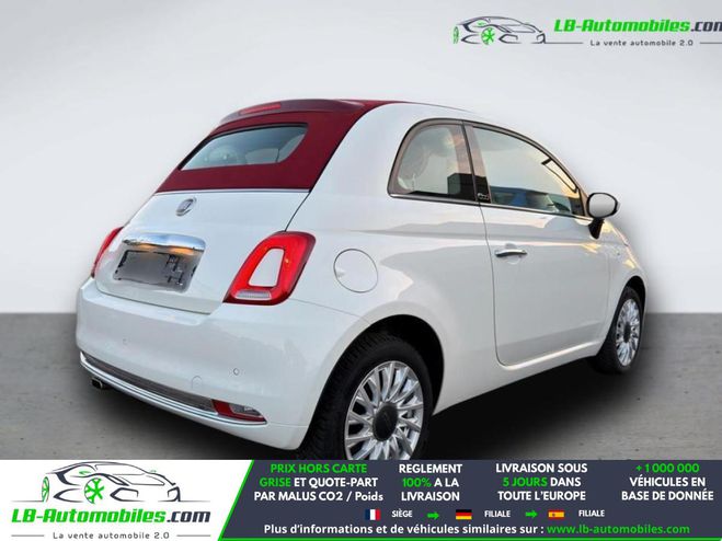 Fiat 500 1.2 69 ch BVA Blanc de 2020