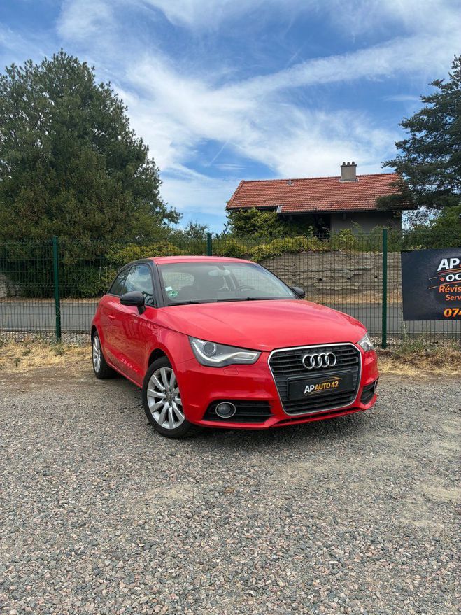 Audi A1 1.4L 122 CH AMBITION Rouge de 2012