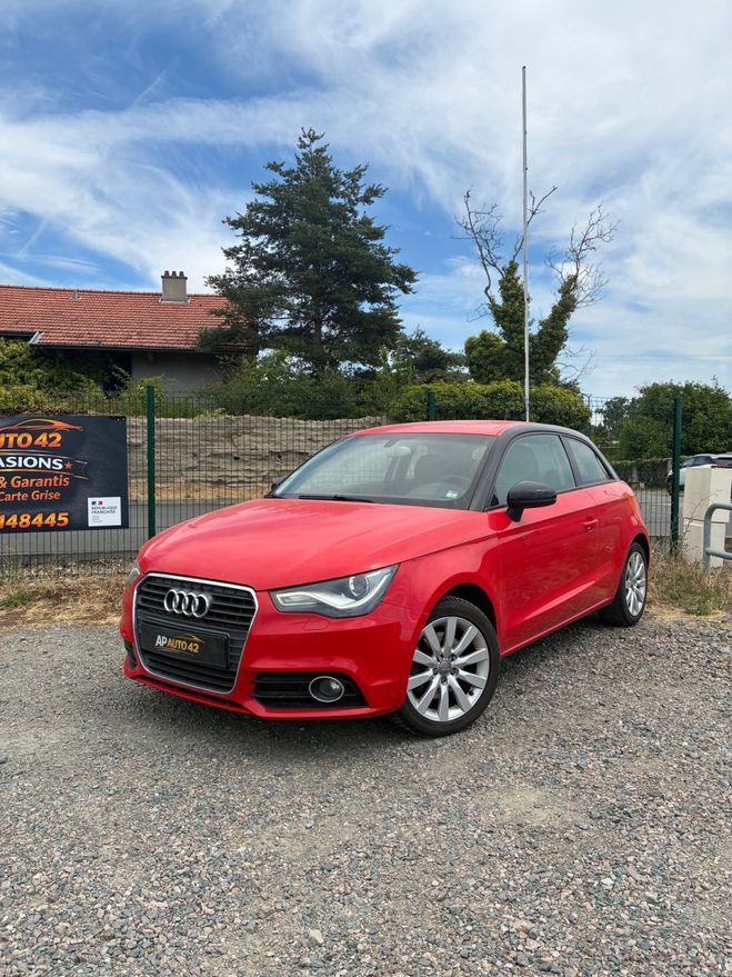 Audi A1 1.4L 122 CH AMBITION Rouge de 2012