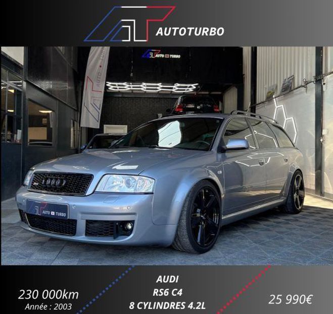 Audi RS6 AVANT 4.2 V8 450CH QUATTRO TIPTRONIC Gris de 2003