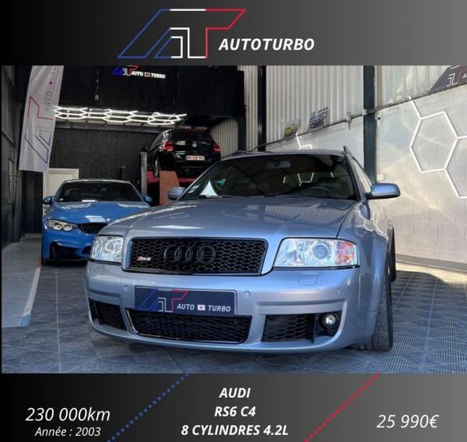 Audi RS6 AVANT 4.2 V8 450CH QUATTRO TIPTRONIC Gris de 2003