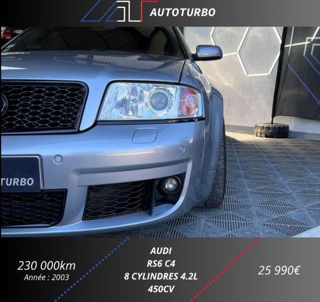 Audi RS6 AVANT 4.2 V8 450CH QUATTRO TIPTRONIC Gris de 2003