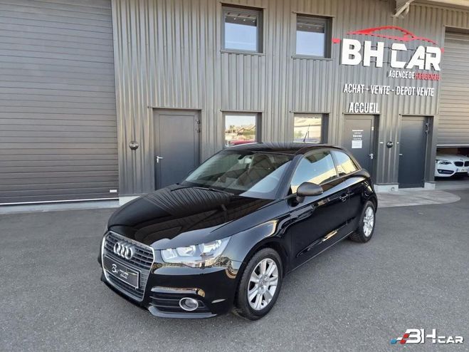 Audi A1 1.2 TFSI 86CV BVM5 ATTRACTION SIEGES CHA Noir de 2011