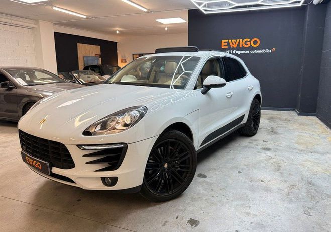 Porsche Macan S Diesel 260ch Boite PDK TOIT PANORAMIQU Blanc de 2015