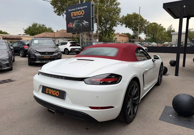 Porsche 718 boxster (982) 2.0 300ch bvm6 cuir etendu Blanc de 2020