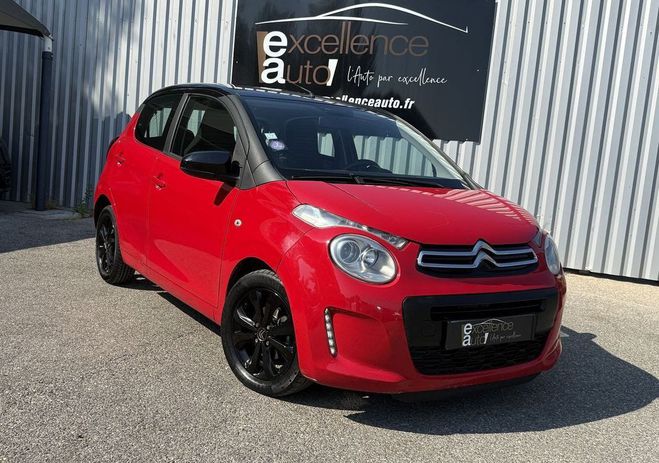 Citroen C1 PURETECH 82 SHINE 5P Rouge de 2016