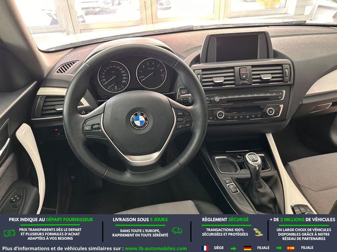 BMW Serie 1 116i 136CH Blanc M�tallique de 2013