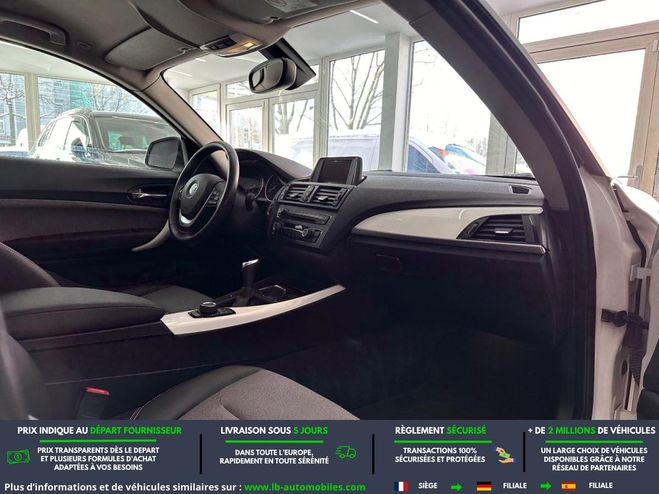 BMW Serie 1 116i 136CH Blanc M�tallique de 2013