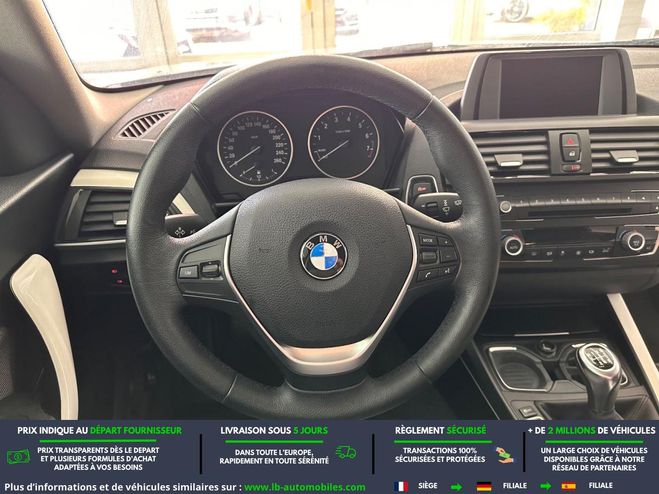 BMW Serie 1 116i 136CH Blanc M�tallique de 2013