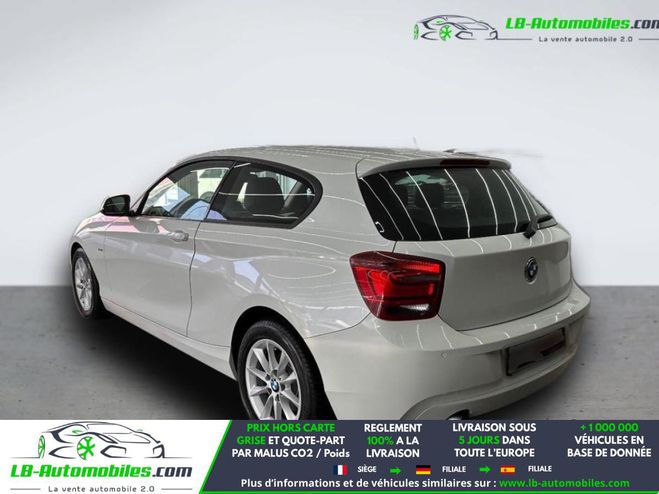 BMW Serie 1 116i 136CH Blanc M�tallique de 2013