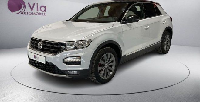 Volkswagen T Roc 2.0 TSI 190CH CARAT 4MOTION DSG7 Gris de 2019