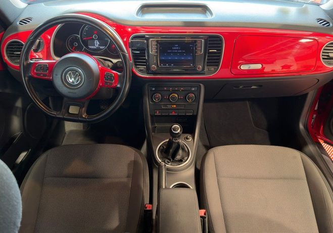 Volkswagen Coccinelle cabriolet 2.0 tdi 110 bluemotion design Rouge de 2016