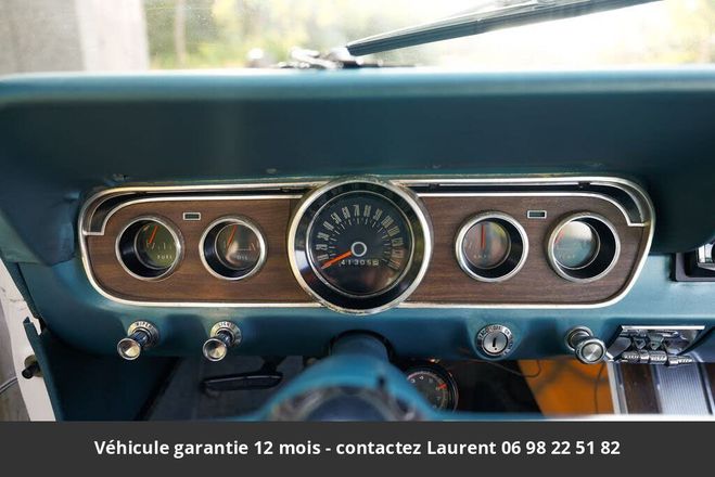 Ford Mustang 1966 coupe 289 ci v8 271 hp code c 4 vit Blanc de 1966