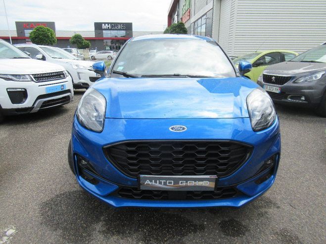 Ford Puma 1.0 Flexifuel 125 ch mHEV SetS BVM6 ST-L Bleu de 2022