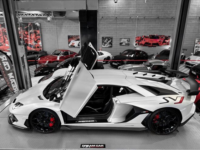 Lamborghini Aventador SVJ 6.5 V12 ? origine France - lift cam� bianco canopus de 2019