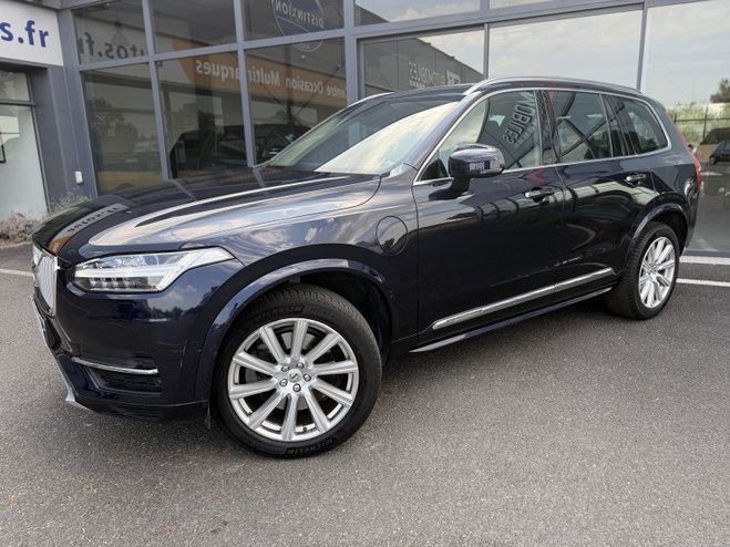 Volvo XC90 T8 TWIN ENGINE 303 + 87CH INSCRIPTION LU Bleu F de 2019