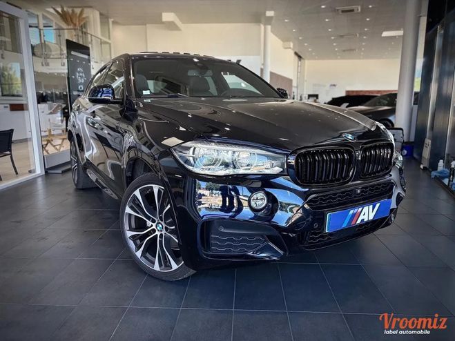 BMW X6 (F16) 30d 3.0 - 258CH - XDRIVE - M SPORT Bleu de 2017
