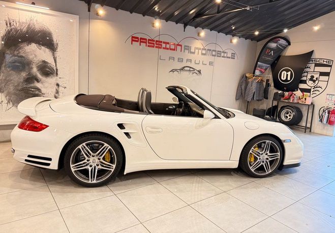 Porsche 911 997 TURBO Cabriolet, 10-2008-129000km, b Blanc de 2008
