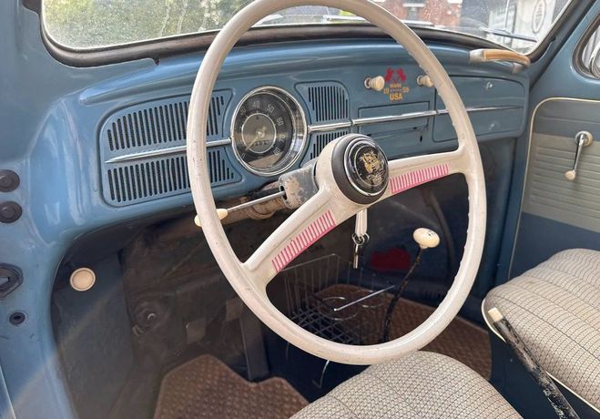 Volkswagen Coccinelle  Bleu de 1960