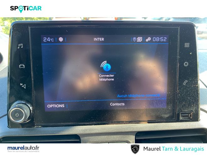 Peugeot Partner PARTNER FOURGON STANDARD 650 KG BLUEHDI  White de 2022
