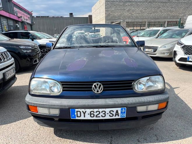 Volkswagen Golf III CABRIOLET 1.8 COAST D�CAPOTABLE Bleu fonc� de 1995