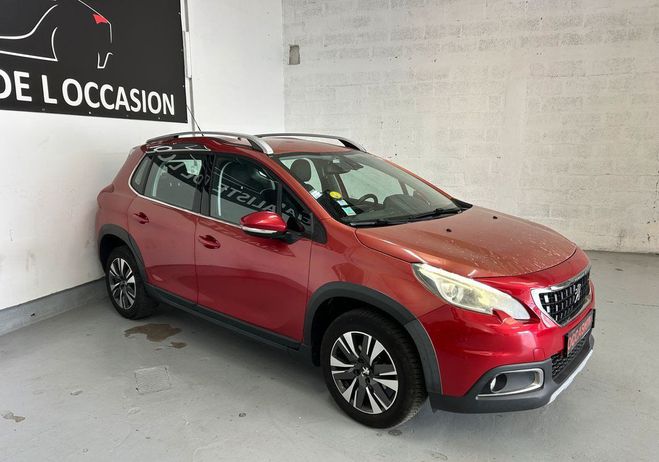 Peugeot 2008 1.6 bluehdi 100 cv allure gps 05-2016 ct Rouge de 2016