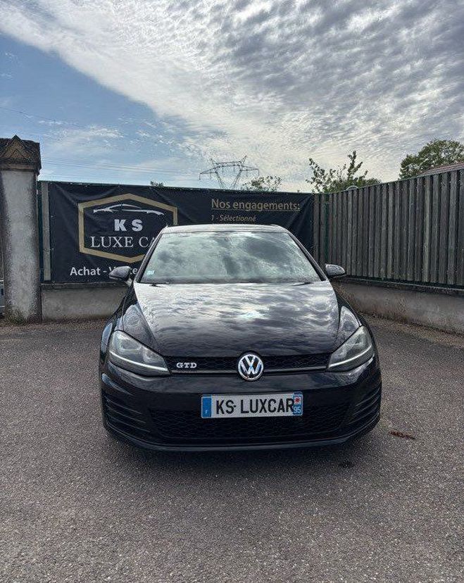 Volkswagen Golf 7 GTD 2.0 TDI 16V Blue Motion S&S 184 cv Noir de 2013