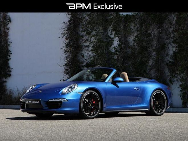 Porsche 911 Cabriolet Carrera 4S PDK Bleu Saphir de 2015