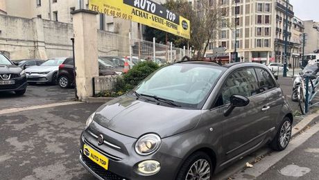 Fiat 500 0.9 8V TWINAIR 85CH S&S LOUNGE 2017 d'occasion a Pantin (93)