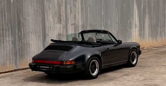 Porsche 911 Carrera 3.2 G50 Haut moteur refait Bleu de 1987